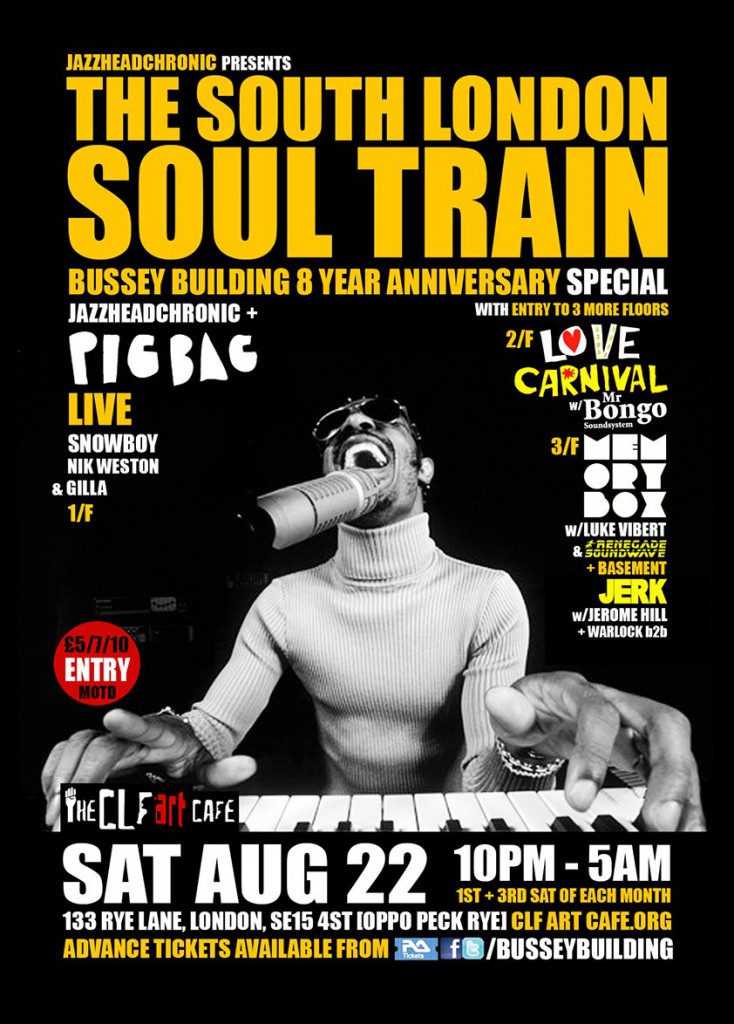 South London Soul Train flyer